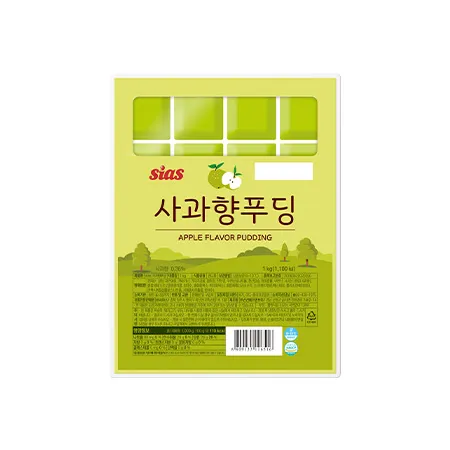 시아스 사과맛푸딩(1Kg/EA)