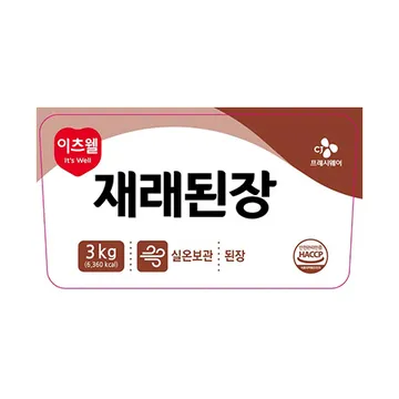 이츠웰 재래된장(3Kg/EA)