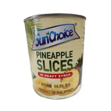 썬초이스 파인애플캔(원터치_슬라이스 836g/EA)