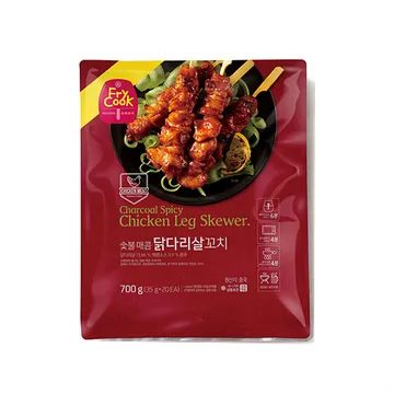 소디프 닭다리살꼬치(숯불매콤_35g*20입 700g/EA) [원산지: 상세설명참조]