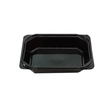 일회용기(검정색_TY_210*160*40mm_50ea*8 샐러드용 BOX)