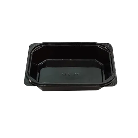 일회용기(검정색_TY_210*160*40mm_50ea*8 샐러드용 BOX)