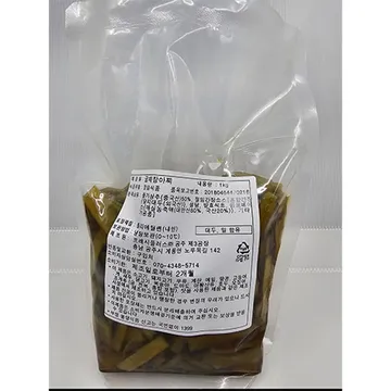 프레시플러스 궁채장아찌(줄기상추50% 1Kg/EA)