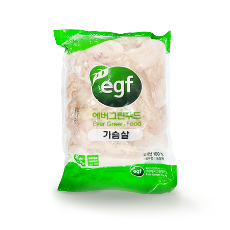 닭가슴살(130±10g/덩어리_껍질제거_신규 2Kg/EA)/국내산