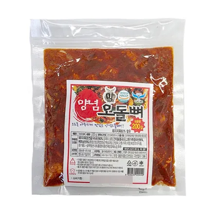 ♥추천안주♥ 양념오돌뼈(200g/EA) 안주 밀키트 야식 주점 이미지