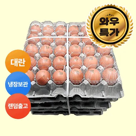 ★초특가★세척대란 30입(5판묶음판매용) 계란 세척란 대란