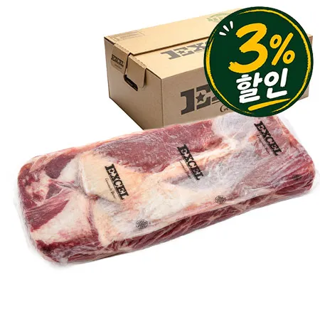 [3%쿠폰] EXCEL 소삼겹양지(미국산_냉동_구이용 29.22Kg/BOX)