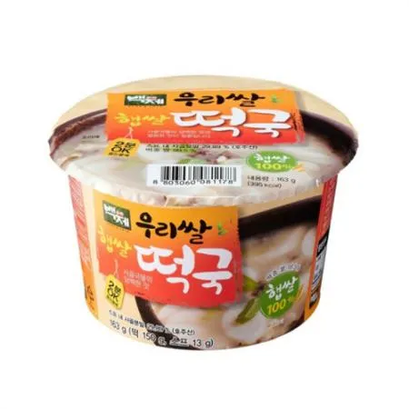백제 쌀떡국(163g/EA)