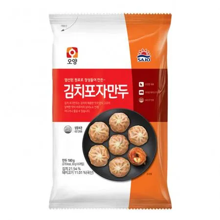 사조오양 김치포자만두(30g*6입 180g/EA)