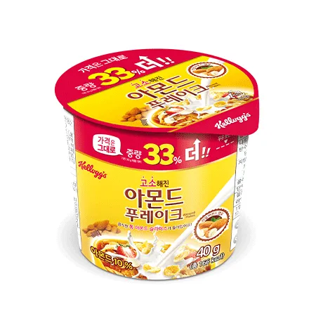 켈로그 아몬드후레이크(컵시리얼 40g/EA)