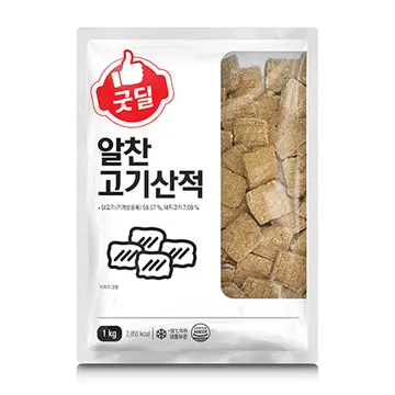 굿딜 엄선알찬고기산적(20g±2g*50±2개입 1Kg/EA)