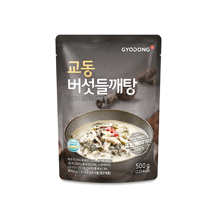 교동식품 우거지버섯들깨탕(500g/EA)