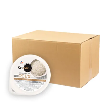 ★제당 초특가★ 크레잇 따끈한밥(200g*36입_BOX 7.2Kg/EA) 즉석밥 햇반 공깃밥 국산쌀 이미지