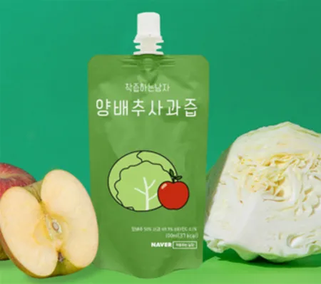 착즙하는남자 양배추사과즙(100ml*30입_박스발주 3Kg/BOX)