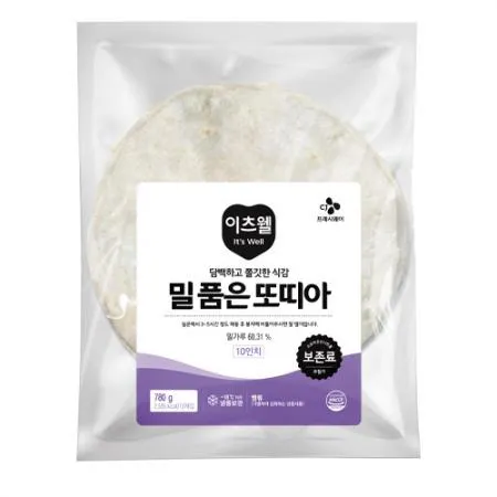 이츠웰 밀품은또띠아(10인치_12장 780g/EA) [원산지: 상세설명참조]