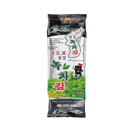 성경지도표 녹차조각김(대 50g/EA)/국내산