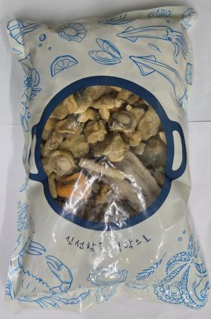 ♥수산특가♥해물모둠(오징어채+홍합살+바지락살+자숙가리비살+홍새우살 600g/EA) 해물 모듬 안주 짬뽕