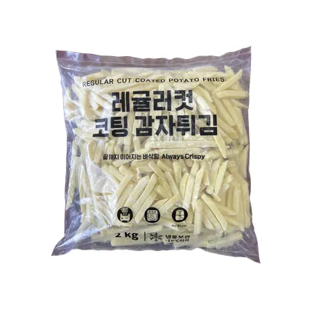 한우물 냉동감자(레귤러컷_코팅 2Kg/EA)
