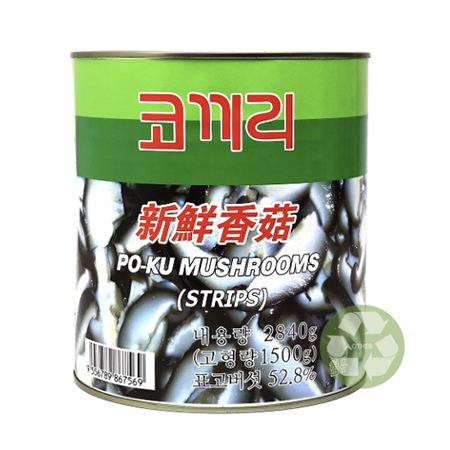 코끼리 표고버섯캔(슬라이스 2.84Kg/EA)