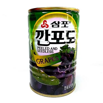 삼포식품 깐포도캔(400g/EA) [원산지: 상세설명참조]