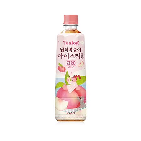 Tealog 아이스티(납작복숭아_PET_500ml 500g/EA)