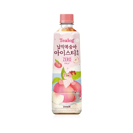 Tealog 아이스티(납작복숭아_PET_500ml 500g/EA)