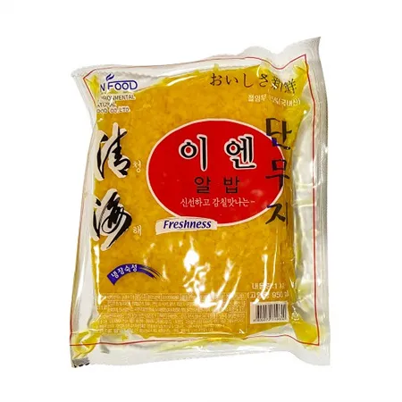 이엔푸드 꼬들단무지(알밥용 1Kg/EA)  업소용 반찬