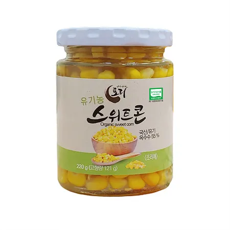 토리식품 스위트콘(병_유기농 220g/EA)