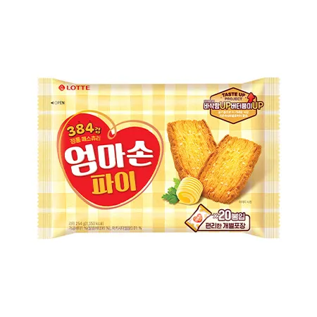 롯데웰푸드 엄마손파이(254g/EA)