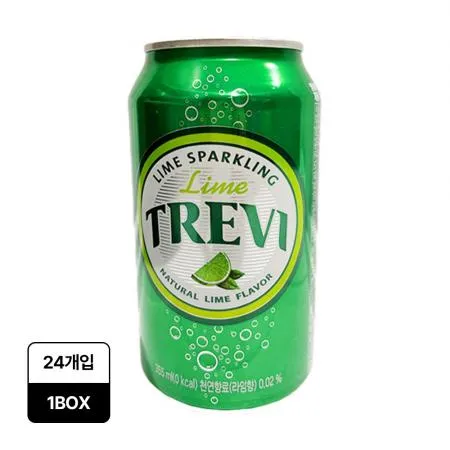 트레비 탄산수(라임 캔 355ml*24EA/BOX)