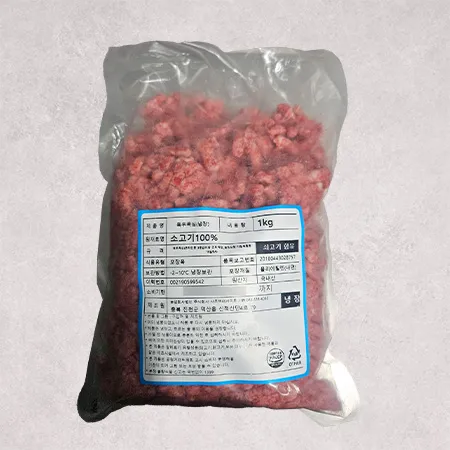 ♥정육특가♥ 육우목심 (3등급이상, 우민찌, 국내산, 냉장 1Kg/EA)