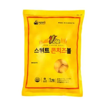 떡안애 스위트콘치즈볼(NEW 1Kg/EA)
