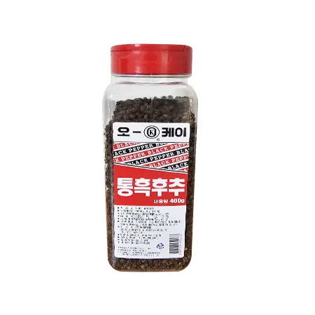 [10%쿠폰]  오케이 통흑후추(PET 400g/EA) 이미지
