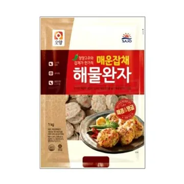 사조오양 매운잡채해물완자(15±2g*66±5개입 1Kg/EA) [원산지: 상세설명참조]