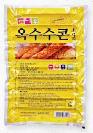 옥수수콘소시지(도나우 1KG) 이미지