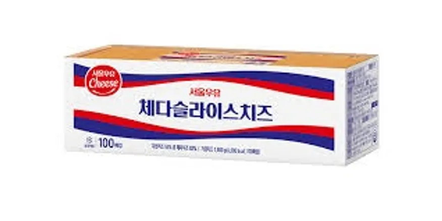 체다치즈(서울우유18g*100매) 이미지