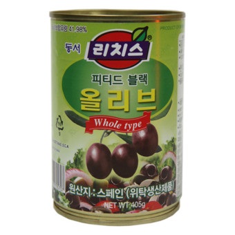 리치스 올리브(실온 블랙피티드_홀 385g ) 이미지
