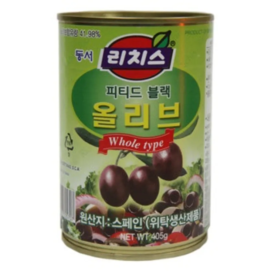 리치스 올리브(실온 블랙피티드_홀 385g ) 이미지