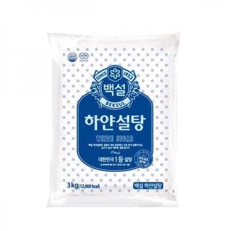 [백설] 하얀설탕 3kg 이미지