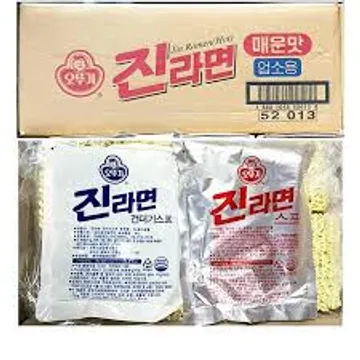 진라면(덕용 매운맛 오뚜기 120g*30EA/BOX)