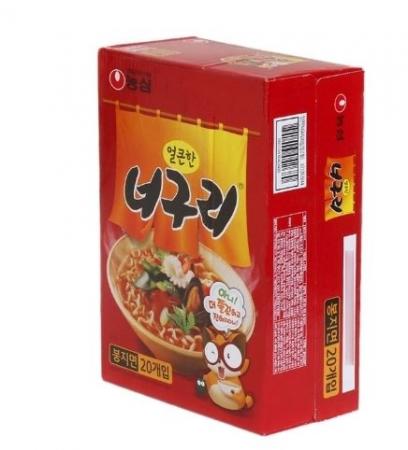 농심 너구리(실온 봉지_얼큰한맛 120g*30EA/BOX) 이미지