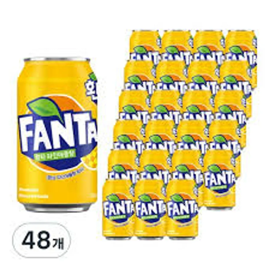 코카콜라 환타(파인애플 350ml*24EA/BOX) 이미지