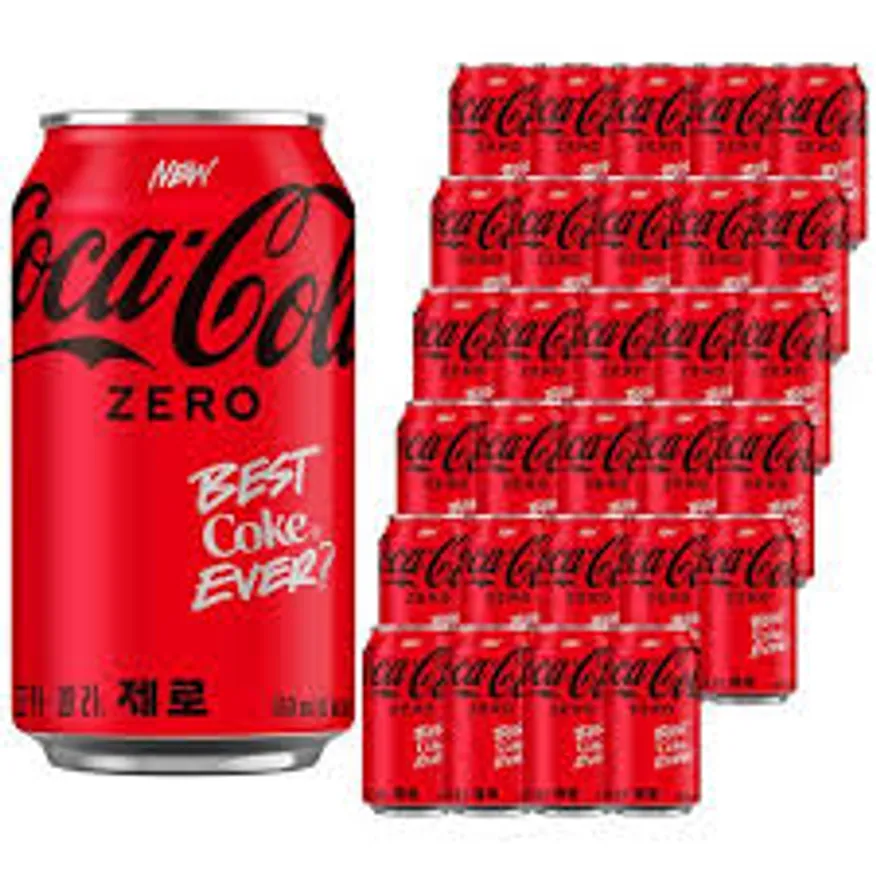 코카콜라 제로콜라(실온 350ml*24EA/BOX) 이미지