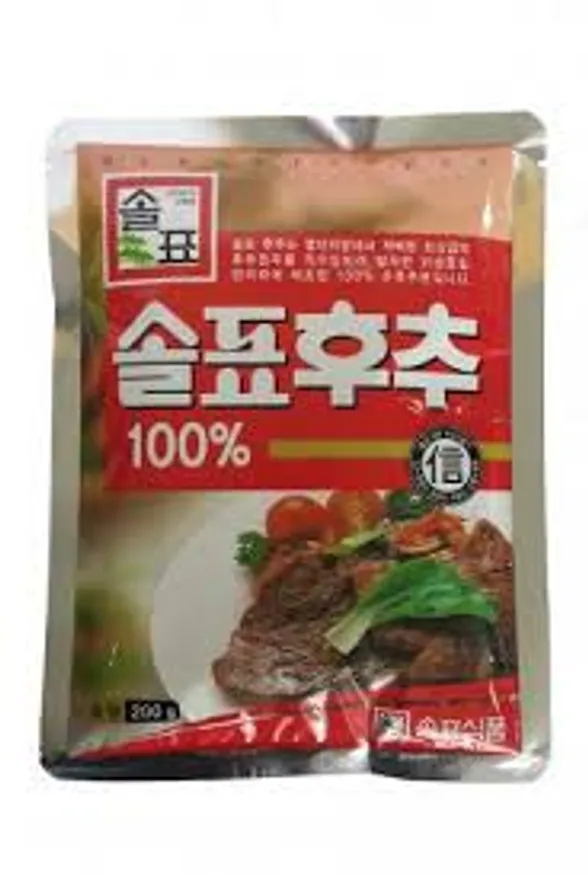 솔표 흑후추분말(실온 200g) 이미지