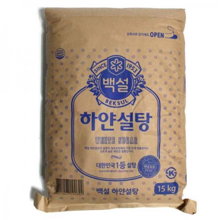 [백설] 하얀설탕15kg 이미지