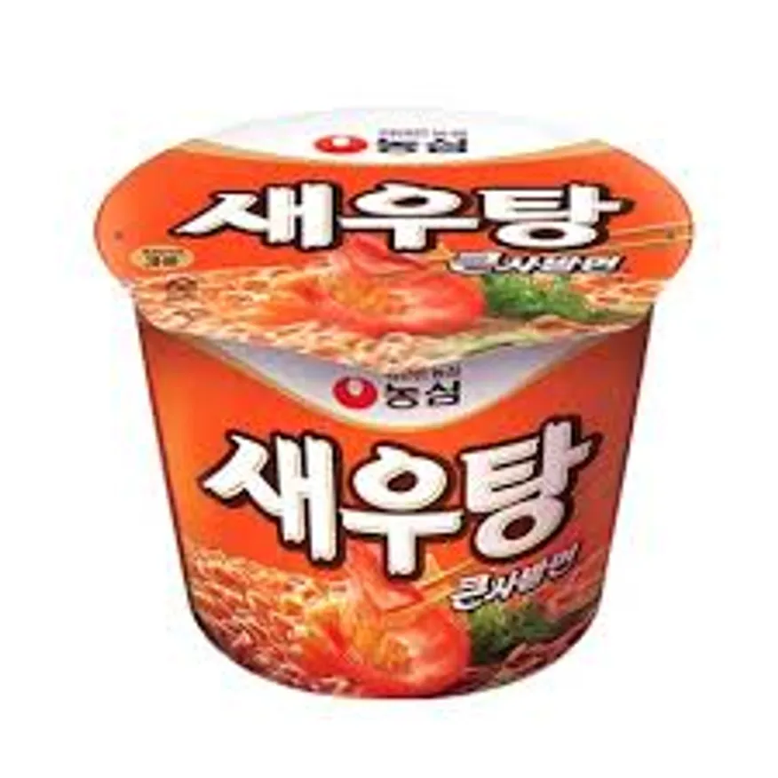 농심 새우탕(실온 큰사발면 115g*16EA/BOX) 이미지