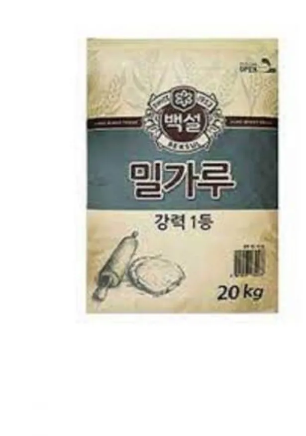 백설 밀가루(실온 강력_1등 20Kg/EA) 이미지