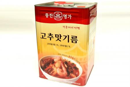 [중찬명가] 고추맛기름 15L 이미지