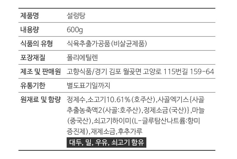 상품정보제공고시