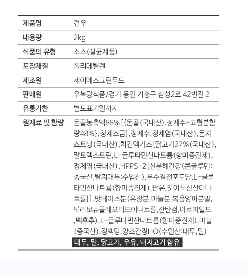 상품정보제공고시